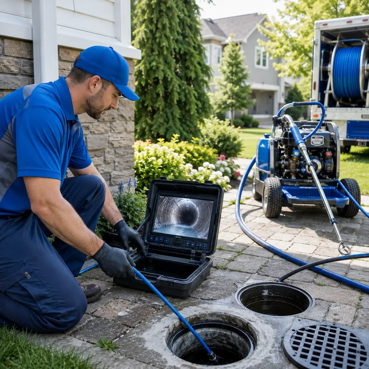Outdoor drain cleaning professionals serving Convoy, OH